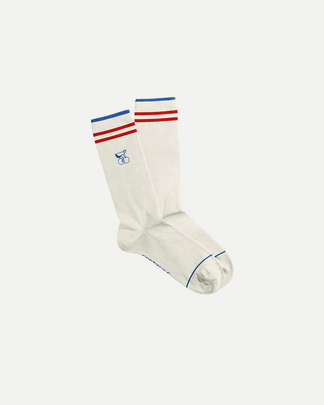 Crew Sock - Blue/Red