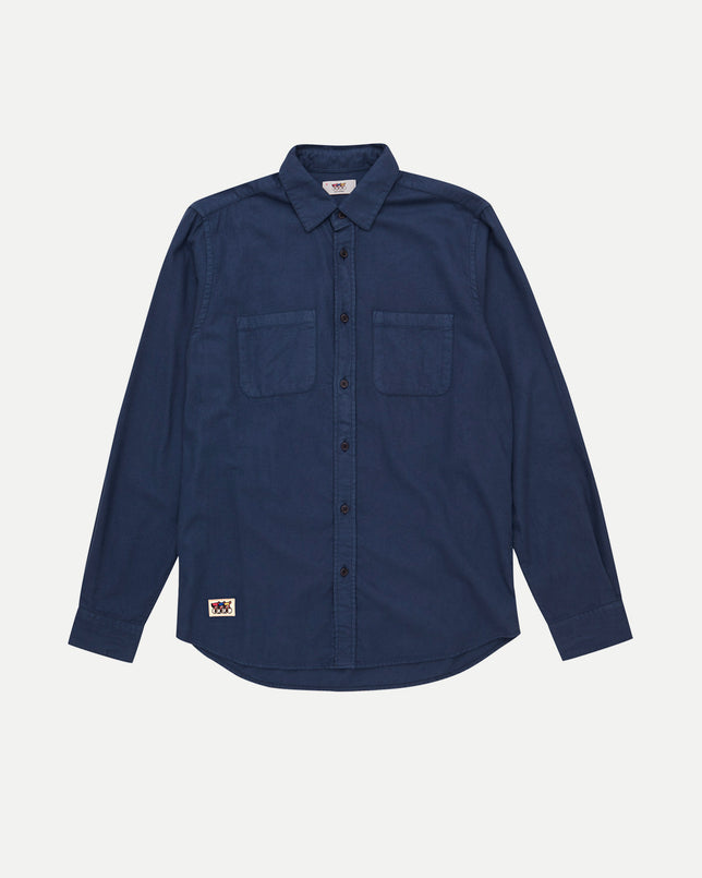 Flannel Shirt - Navy