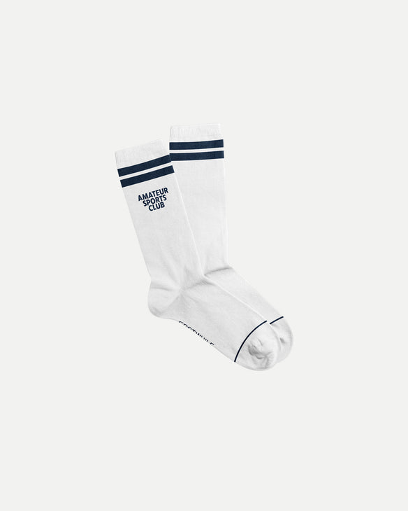 Crew Socke Elfenbein Lila Gold
