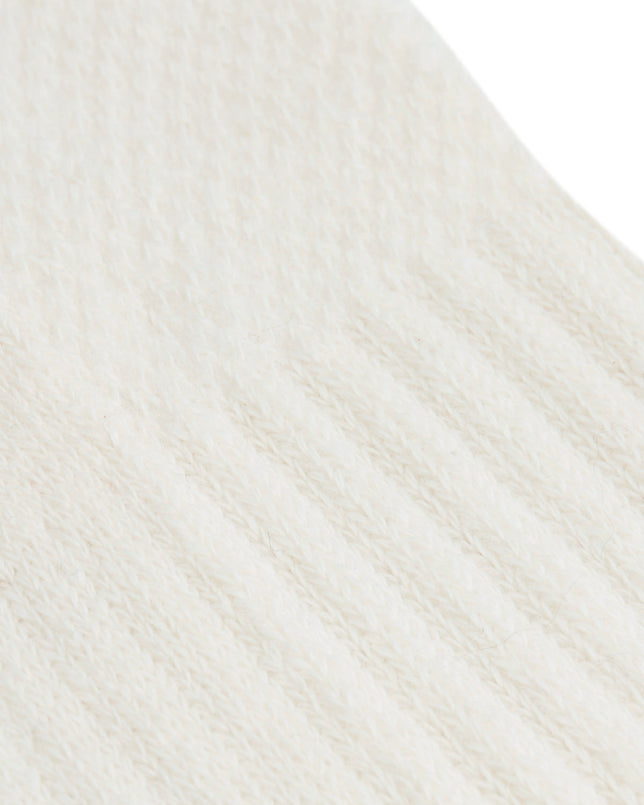 Crew Sock Ivory Green Orange