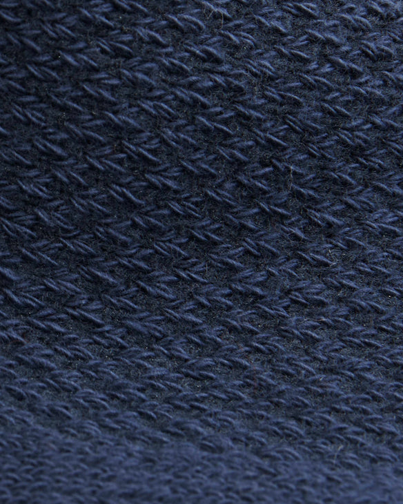 Crew Sock Navy Ivory