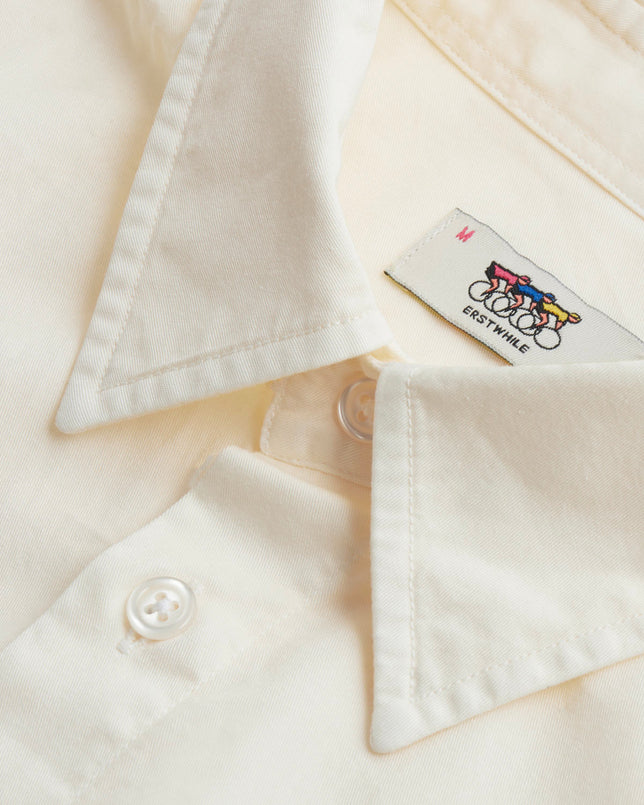 Twill Shirt - Antique white
