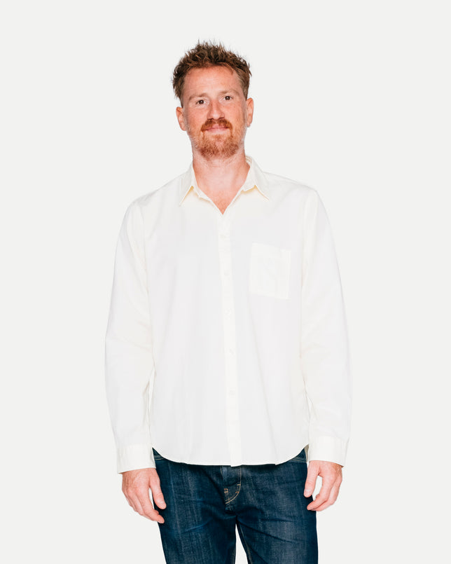 Twill Shirt - Antique white