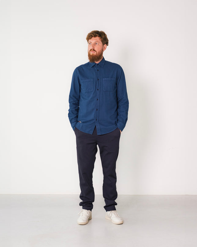 Flannel Shirt - Navy