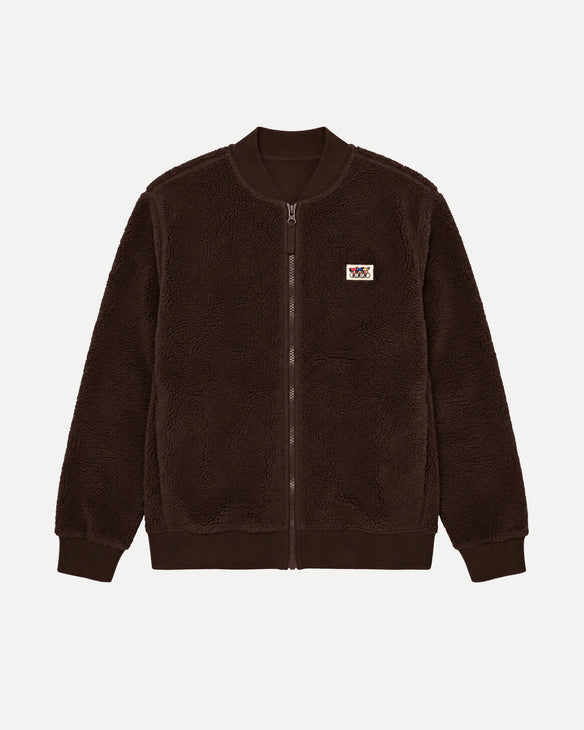 Fleece Jacket - Dark Brown