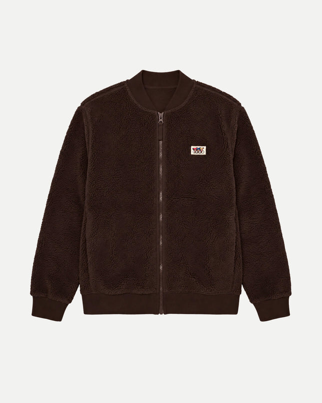 Fleece Jacket - Dark Brown