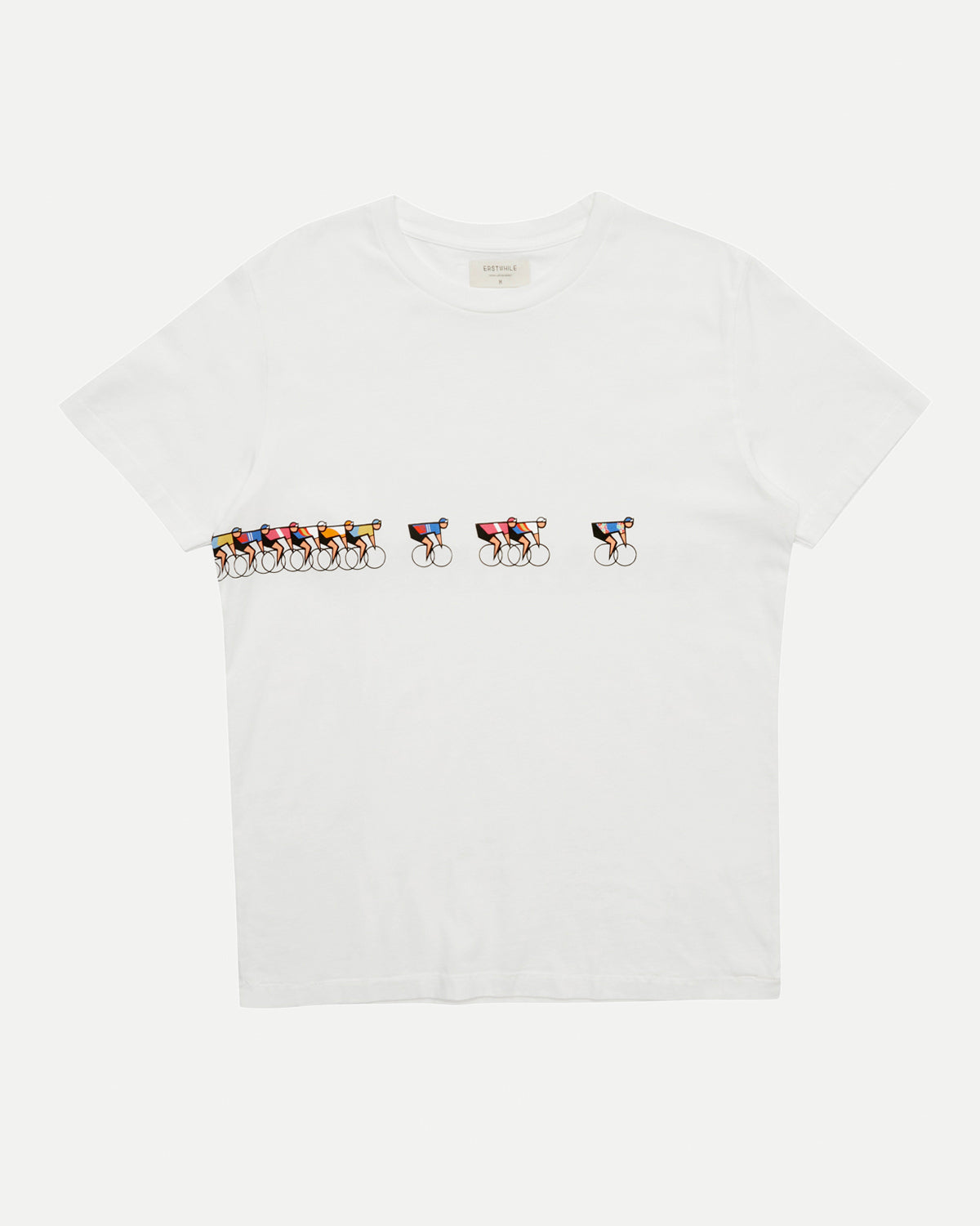 Erstwhile T te de la course 90s Regular White T shirt Men