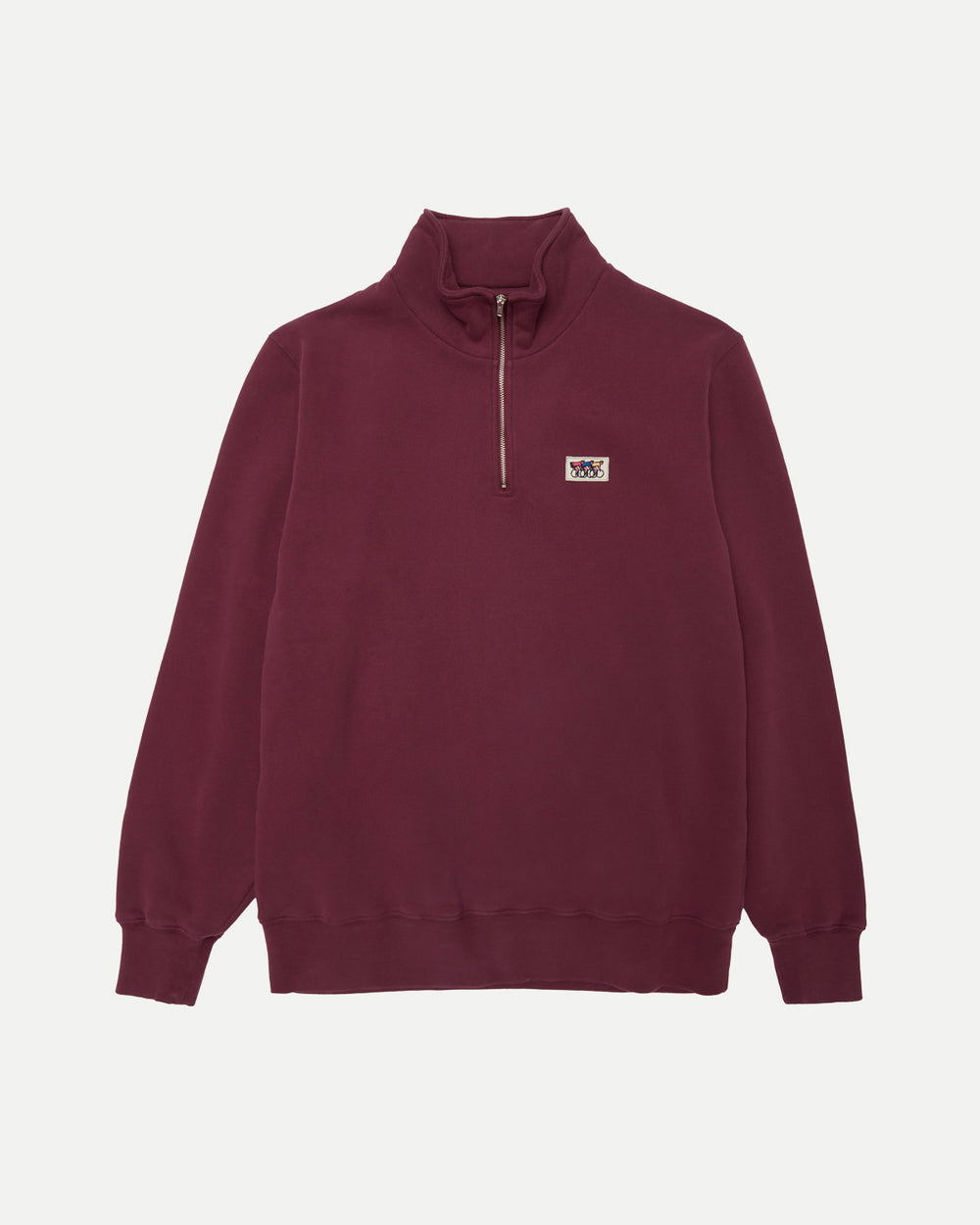 Fig zip sweatshirt by Erstwhile, front view