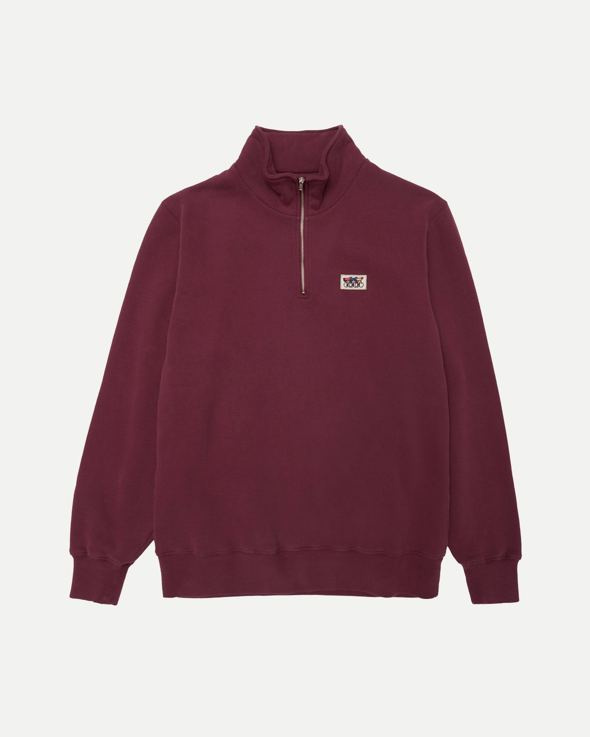 Fig zip sweatshirt by Erstwhile, front view