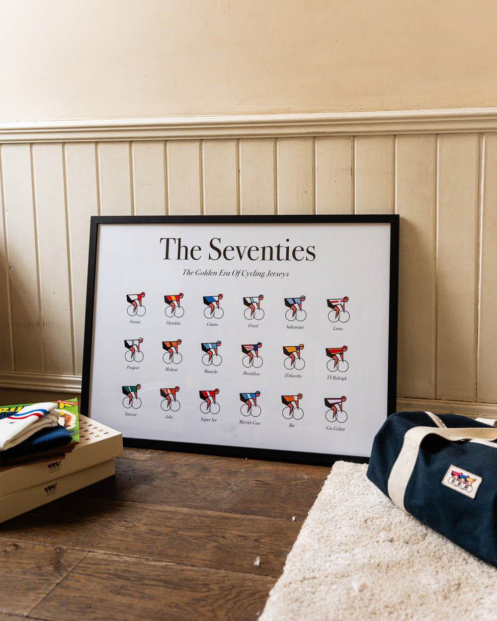 Cycling poster The Seventies by Erstwhile, full view