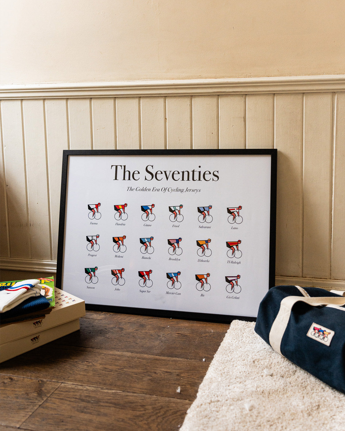 Cycling poster The Seventies by Erstwhile, full view