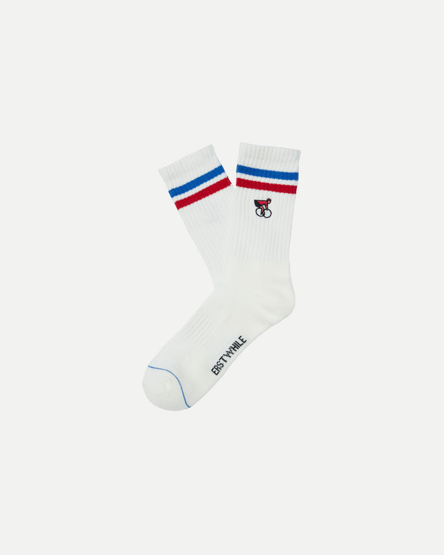 Crew Sock - Blue/Red