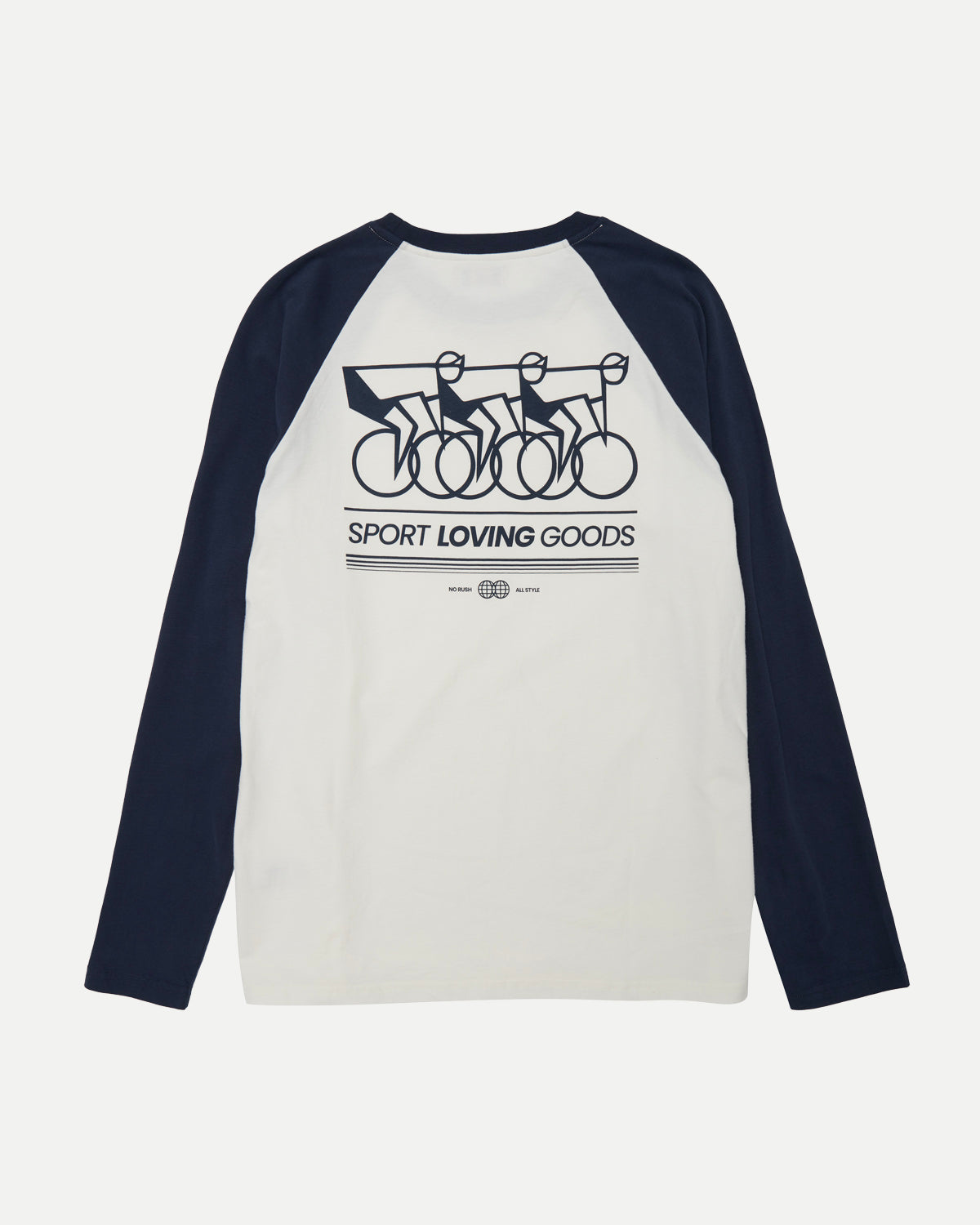 Erstwhile - The Logo - Navy Off White - LS T-shirt