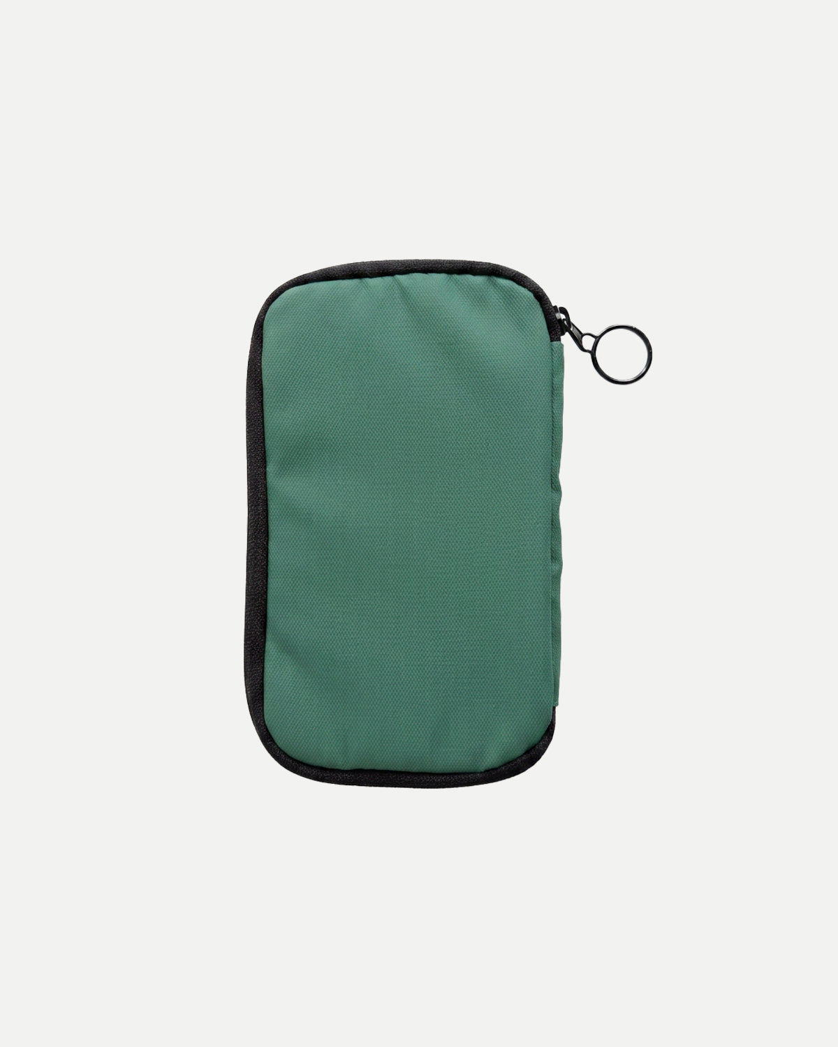 Back of the green cycling wallet
