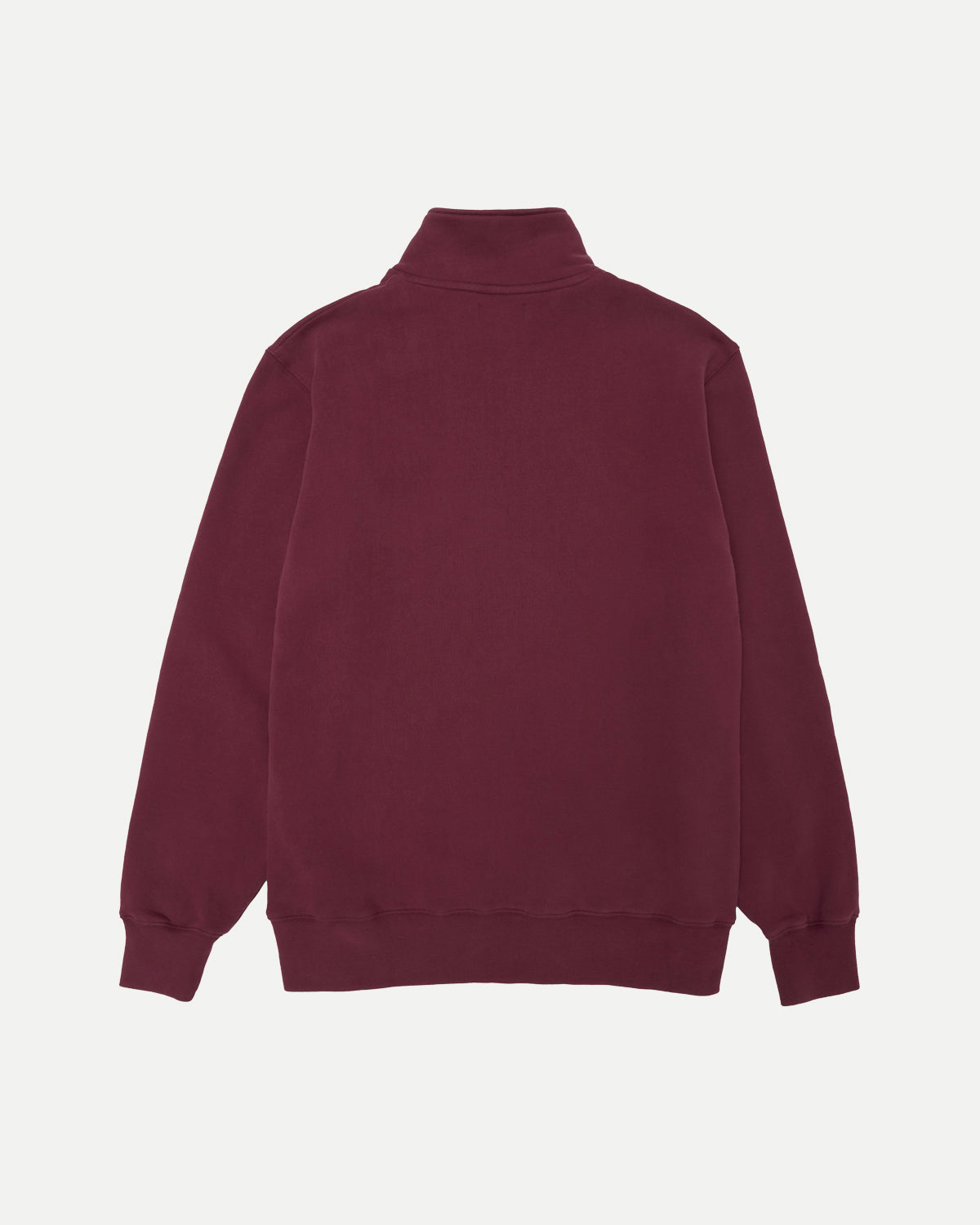 Back of the fig zip sweatshirt