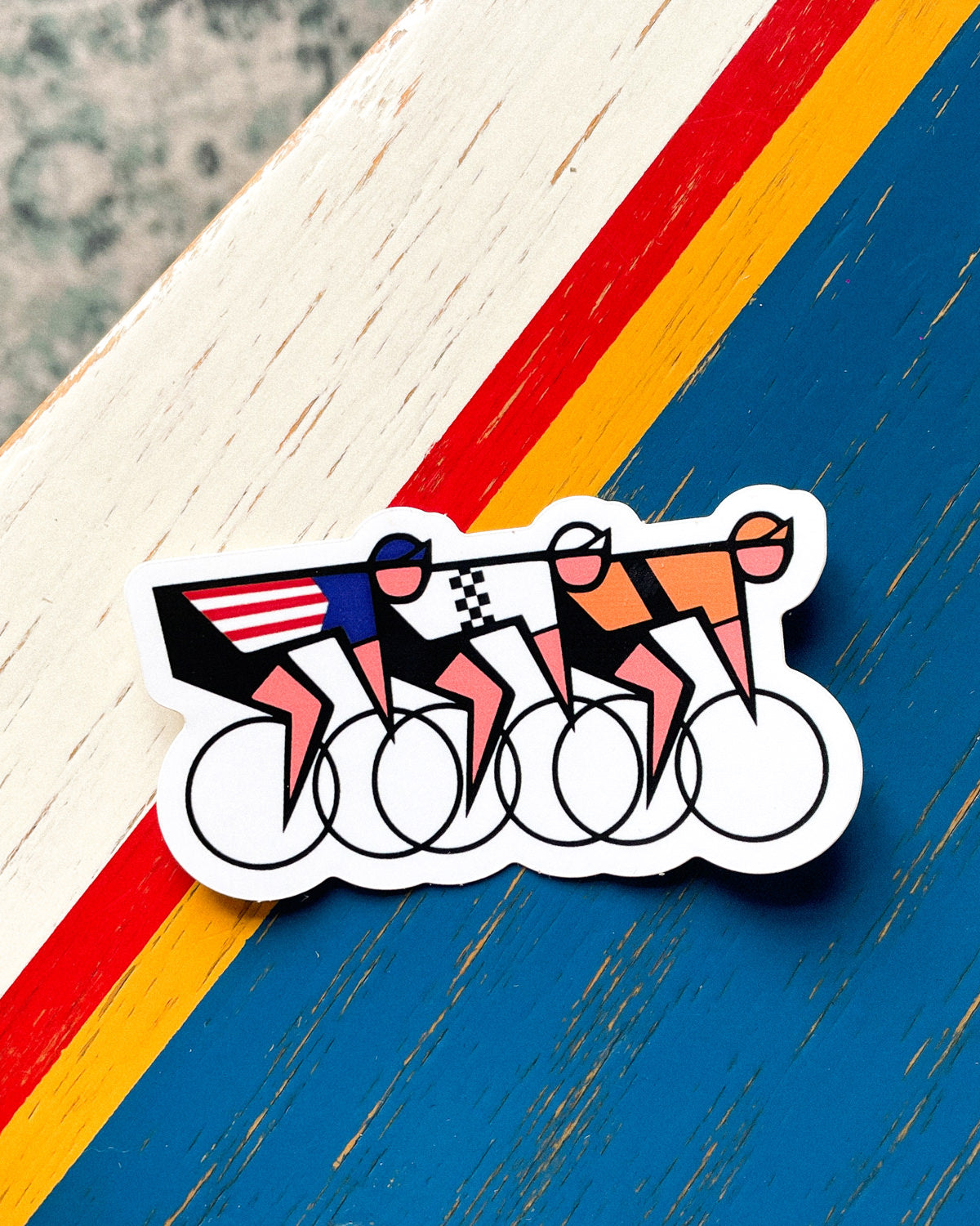 70s sticker from the Erstwhile cycling sticker set