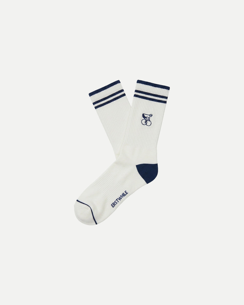 Crew Sock - Ivory/Navy