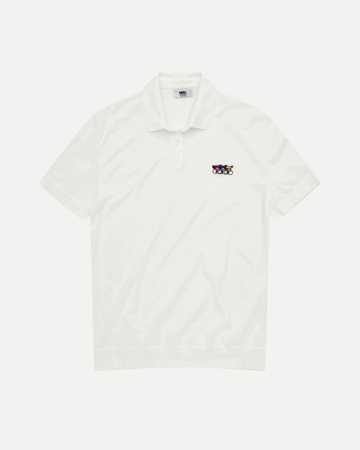 Off-white Waaier polo shirt by Erstwhile, front view