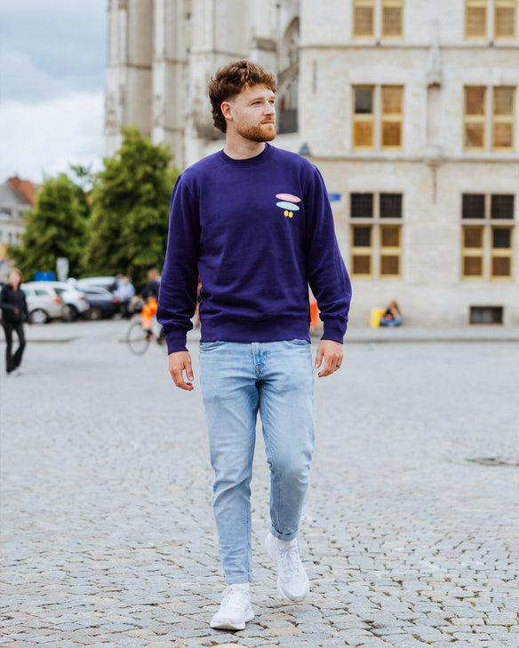 Vélo Klub Sweatshirt - Deep Purple