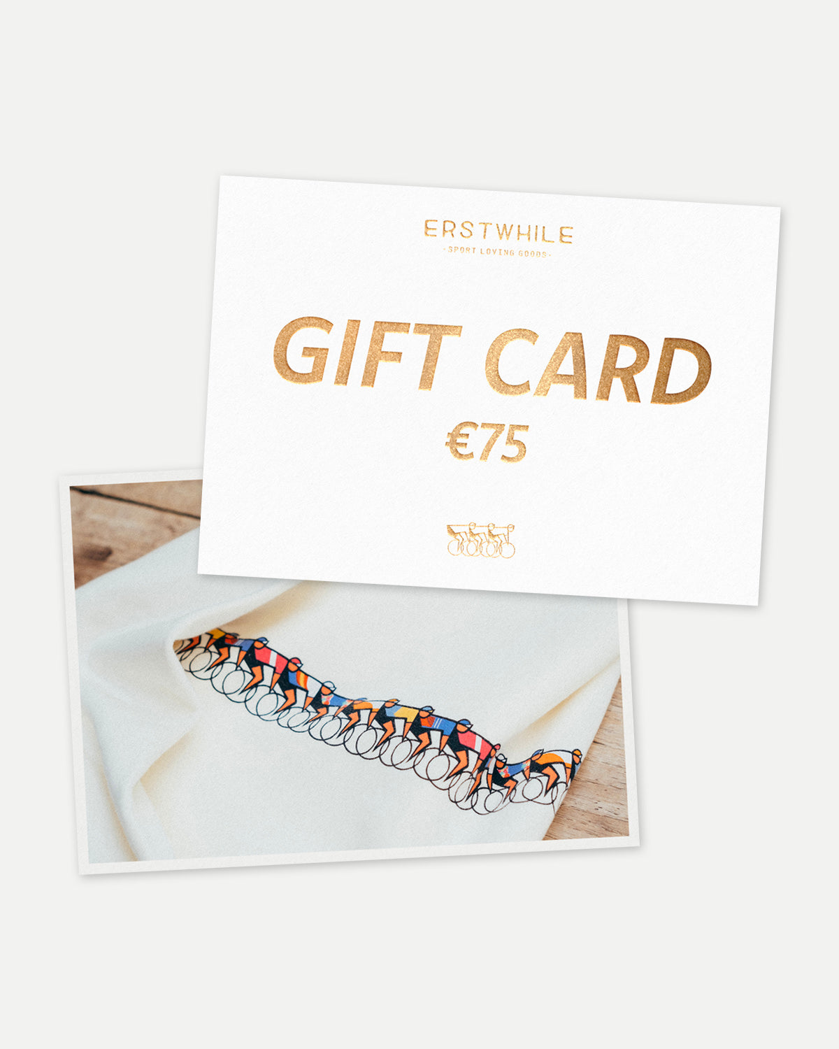 Another view of the €75 gift card